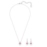 Thumbnail for Swarovski Damen Schmuck Set Millenia Set Trilliant-Schliff, Rosa, Rhodinier   5619503