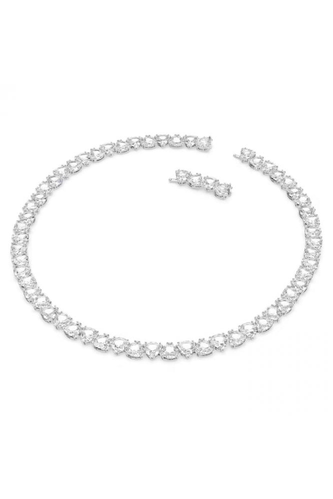 Swarovski Halskette Millenia Tenniskette Trilliant-Schlief Weiß  5621138