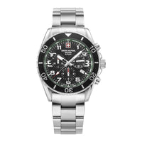 Thumbnail for Swiss Alpine Military Herren Armbanduhr Chronograph Raptor silber 7029.9134