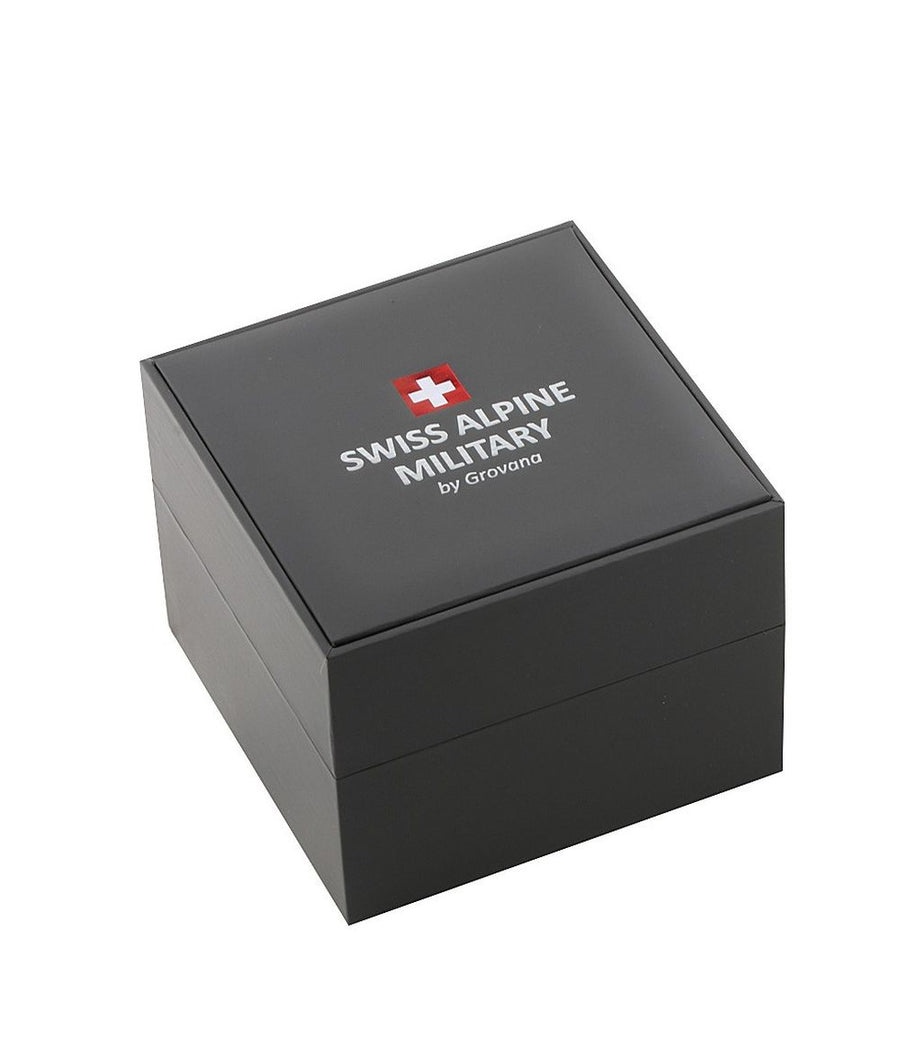 Swiss Alpine Military Herren Armbanduhr Chronograph bicolor 7043.9144