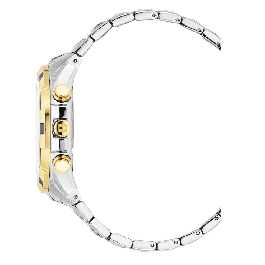 Swiss Alpine Military Herren Armbanduhr Chronograph bicolor 7043.9144