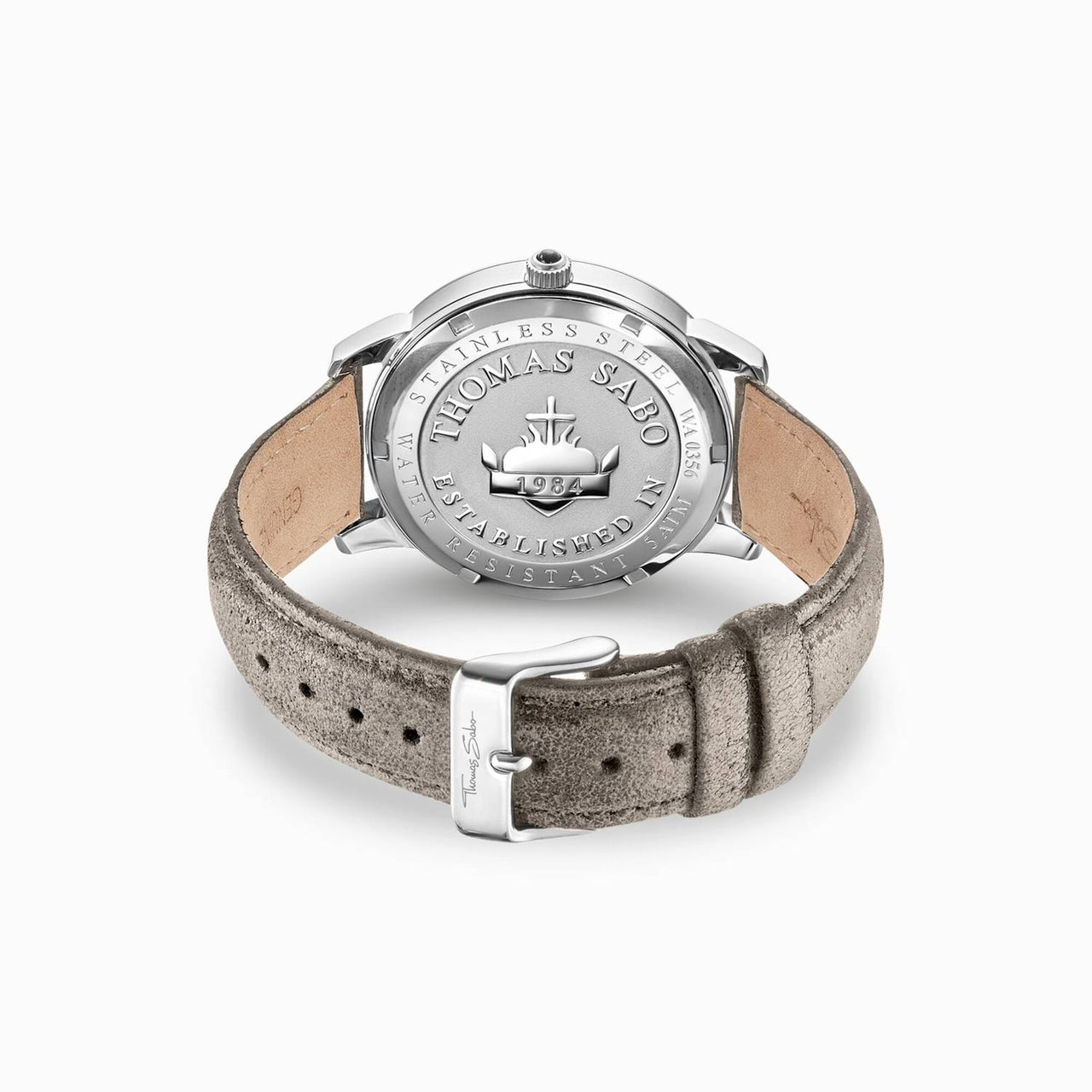 THOMAS SABO Herrenuhr Rebel Spirit 3D Totenköpfe gold WA0356-273-207-42 MM