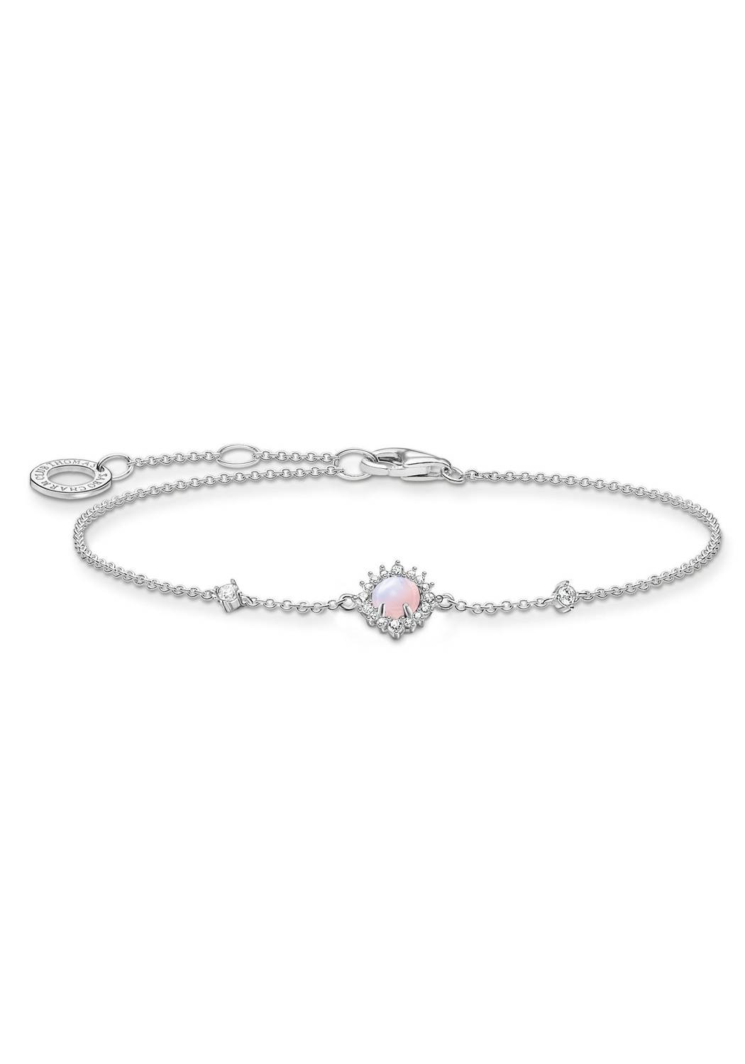 Thomas Sabo Armband 925 Sterlingsilber Glas-Keramik Stein Zirkonia A2023-166-7-L19V