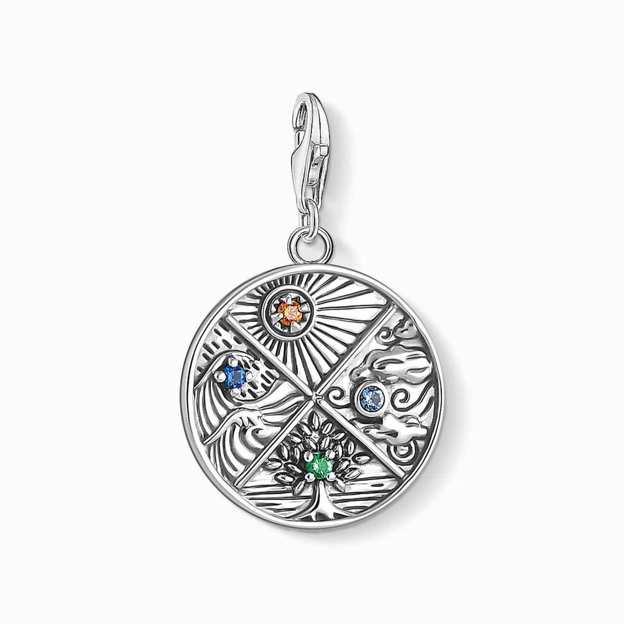 Thomas Sabo Charm-Anhänger 4 Elemente: Erde, Wasser, Luft, Feuer 1814-945-7