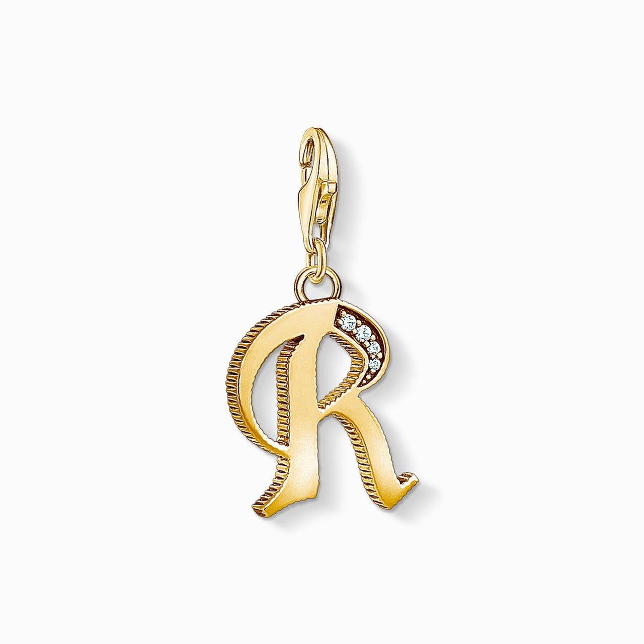 Thomas Sabo Charm-Anhänger Buchstabe R gold 1624-414-39