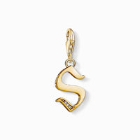 Thumbnail for Thomas Sabo Charm-Anhänger Buchstabe S gold 1625-414-39