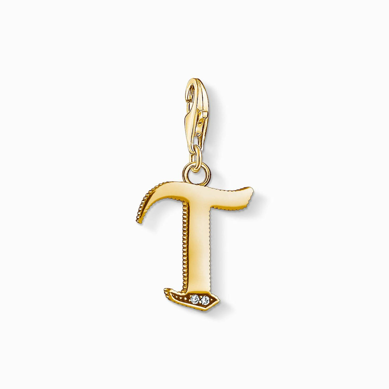 Thomas Sabo Charm-Anhänger Buchstabe T gold 1626-414-39