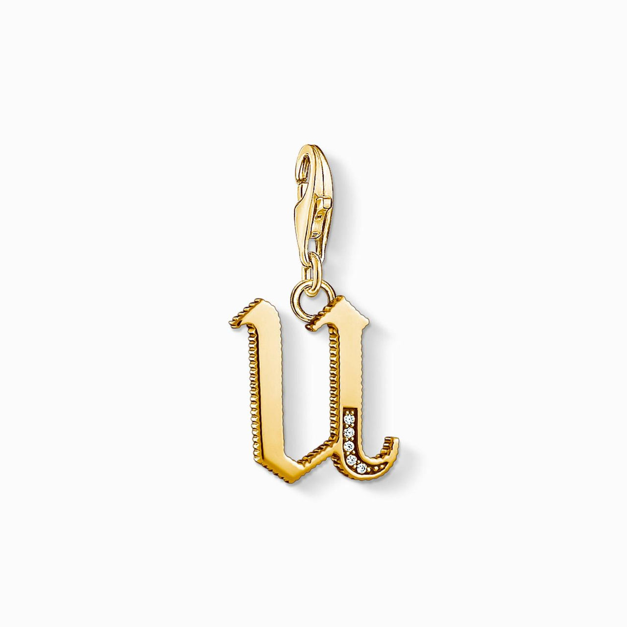 Thomas Sabo Charm-Anhänger Buchstabe U gold 1627-414-39