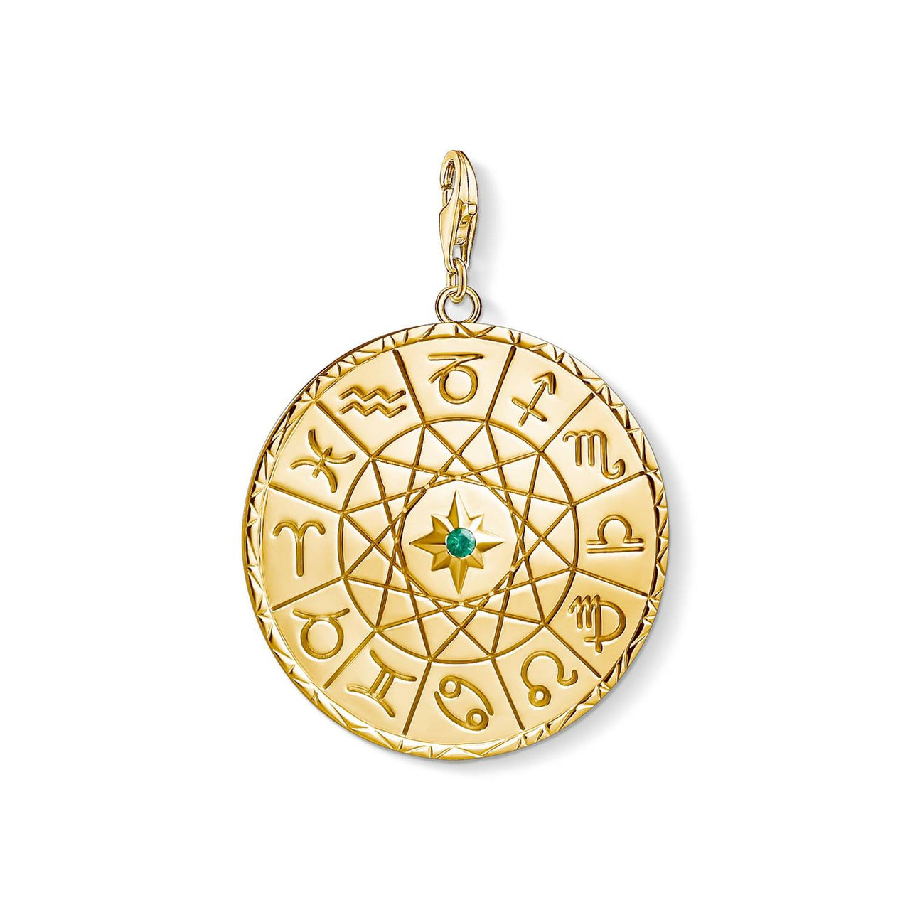 Thomas Sabo Charm-Anhänger Sternzeichen Coin gold Y0036-472-39