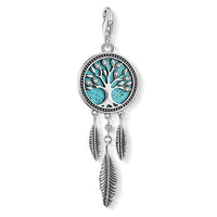 Thumbnail for Thomas Sabo Charm-Anhänger Tree of Life Traumfänger Baum Sterling Silver 1844-646-17