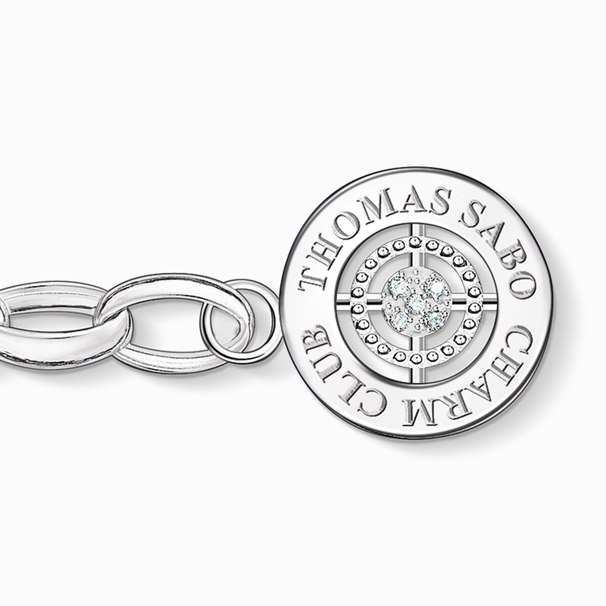 Thomas Sabo Charm bracelet Charms mit Carriern Charm-Armband Diamant M