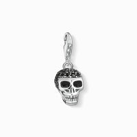 Thumbnail for Thomas Sabo Charms mit Carriern Charm-Anhänger Totenkopf Pavé 1547-643-11