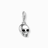 Thumbnail for Thomas Sabo Charms mit Carriern Charm-Anhänger Totenkopf silber 1550-637-21