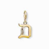 Thumbnail for Thomas Sabo Charms mit Carriern Charm-Anhänger Buchstabe D gold 1610-414-39