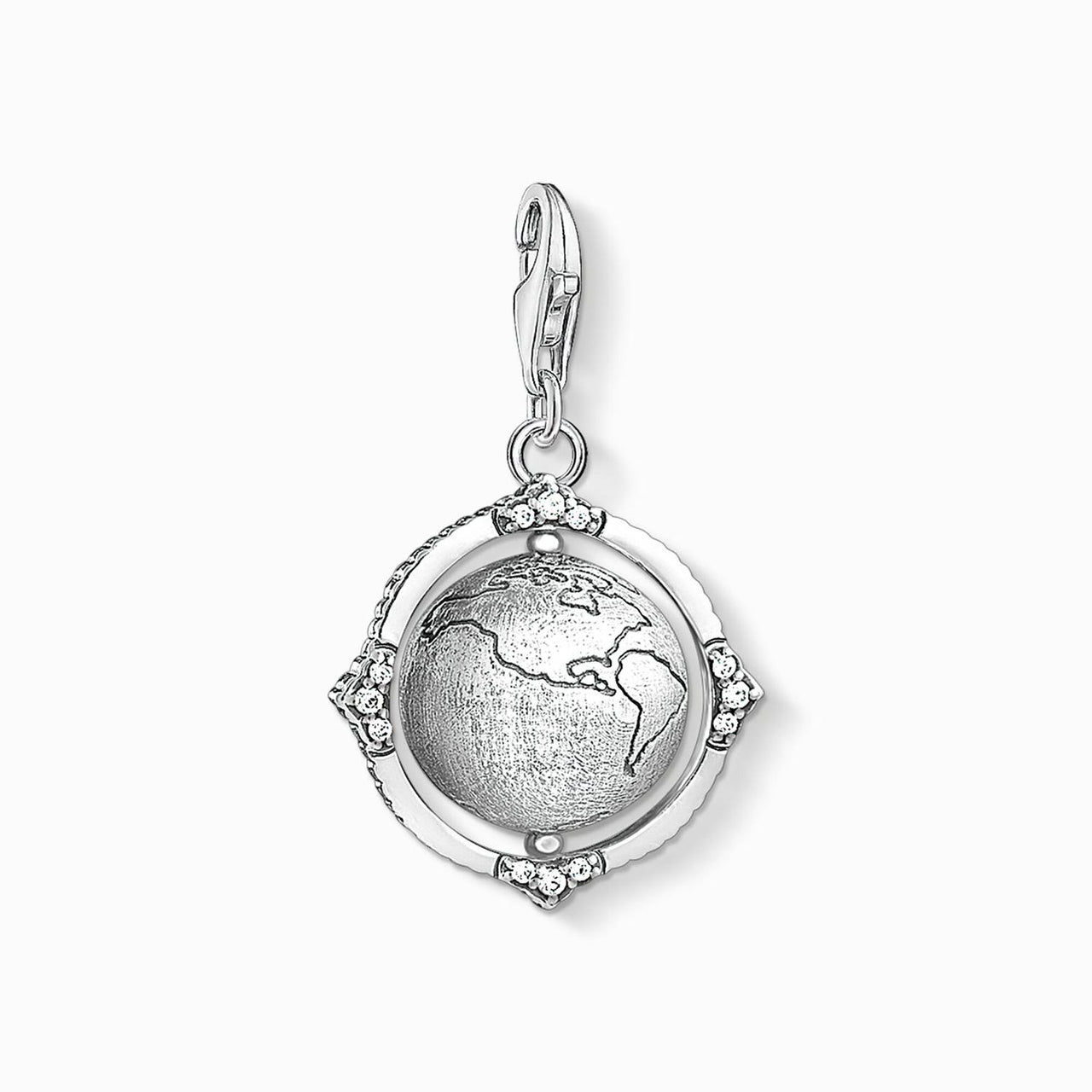 Thomas Sabo Charms mit Carriern Charm-Anhänger Vintage Weltkugel 1676-643-14