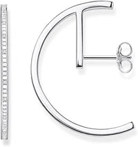 Thumbnail for Thomas Sabo Damen Ohrring Ohrstecker Halbkreis H1997-051-14