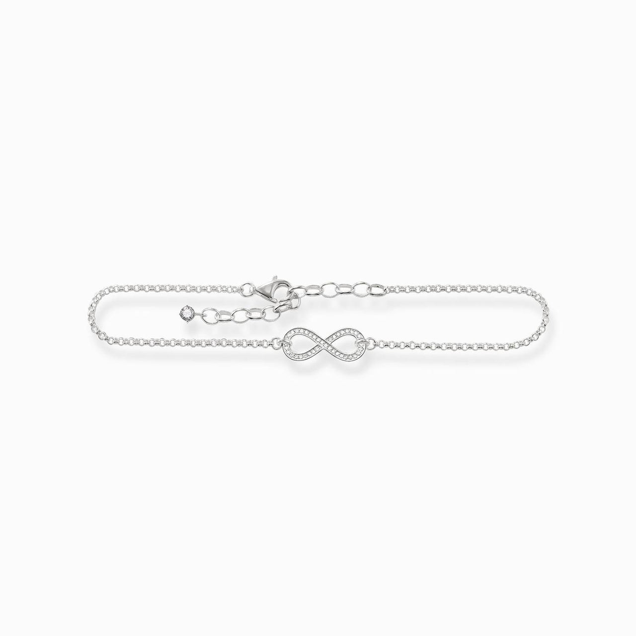 Thomas Sabo Fußkette Infinity 925 Sterlingsilber Zirkonia