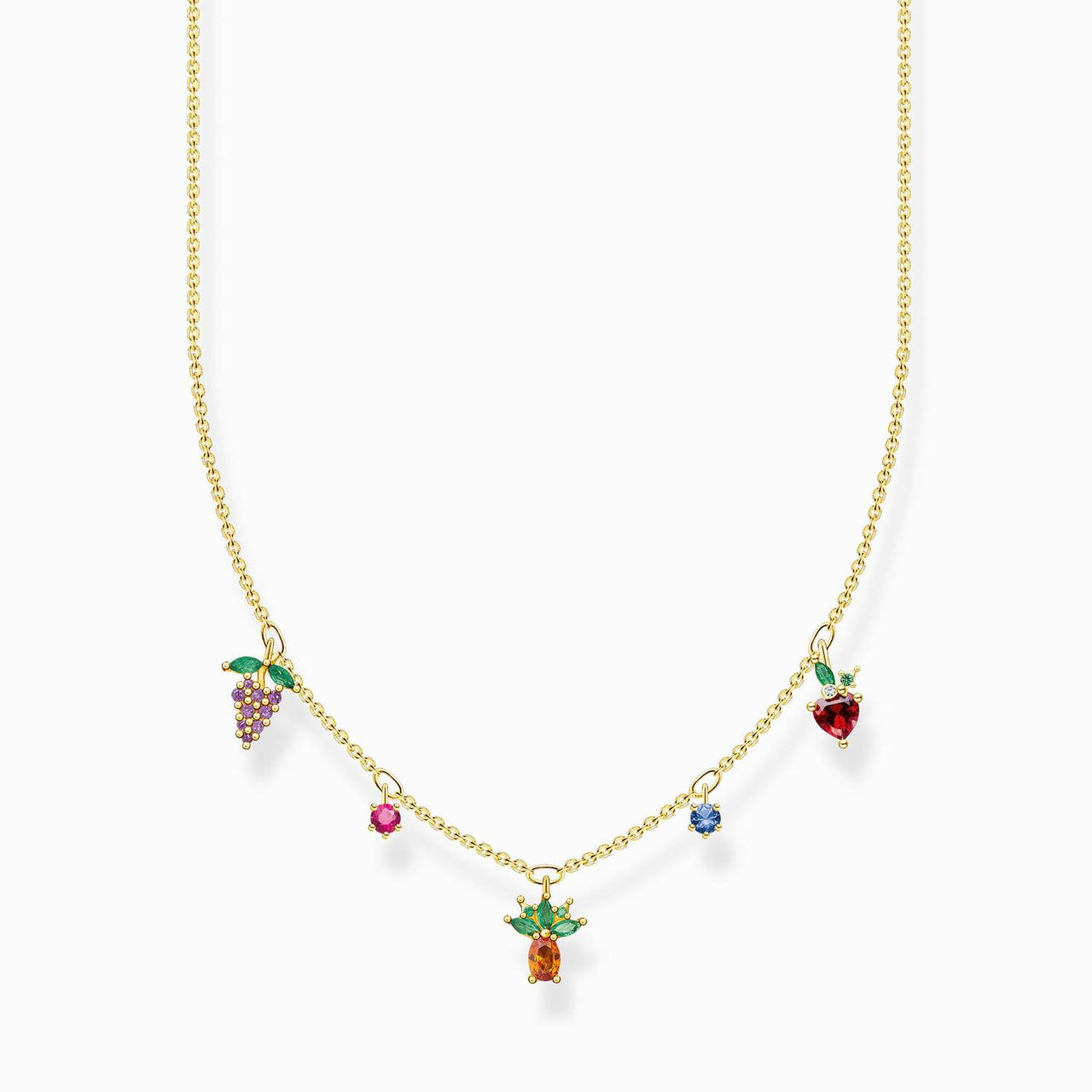 Thomas Sabo Kette bunte Früchte gold KE2099-488-7-L45V