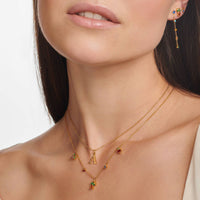 Thumbnail for Thomas Sabo Kette bunte Früchte gold KE2099-488-7-L45V