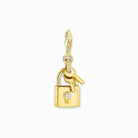 Thumbnail for Thomas Sabo Padlock charm Charm-Anhänger Schloss mit Schlüssel gold