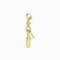 Thumbnail for Thomas Sabo Padlock charm Charm-Anhänger Schloss mit Schlüssel gold