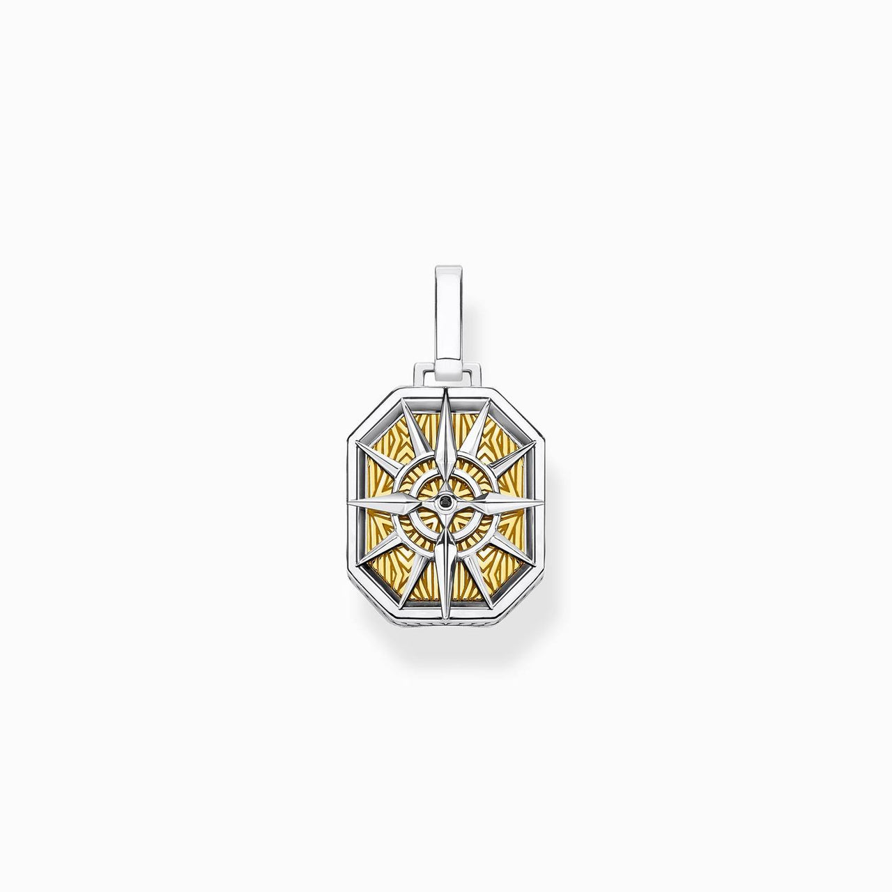 Thomas Sabo Unisex  Anhänger Kompass goldfarben Sterling Silver PE867-849-7