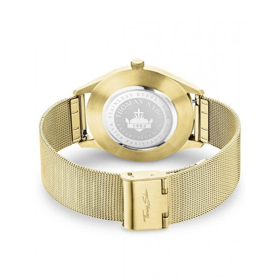 Thomas Sabo Unisexuhr CODE TS gelbgold WA0340-264-202