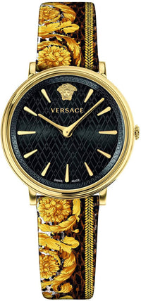 Thumbnail for VERSACE V CIRCLE Damenuhr Leder Armband 38MM VBP13 0017