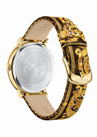 Thumbnail for VERSACE V CIRCLE Damenuhr Leder Armband 38MM VBP13 0017