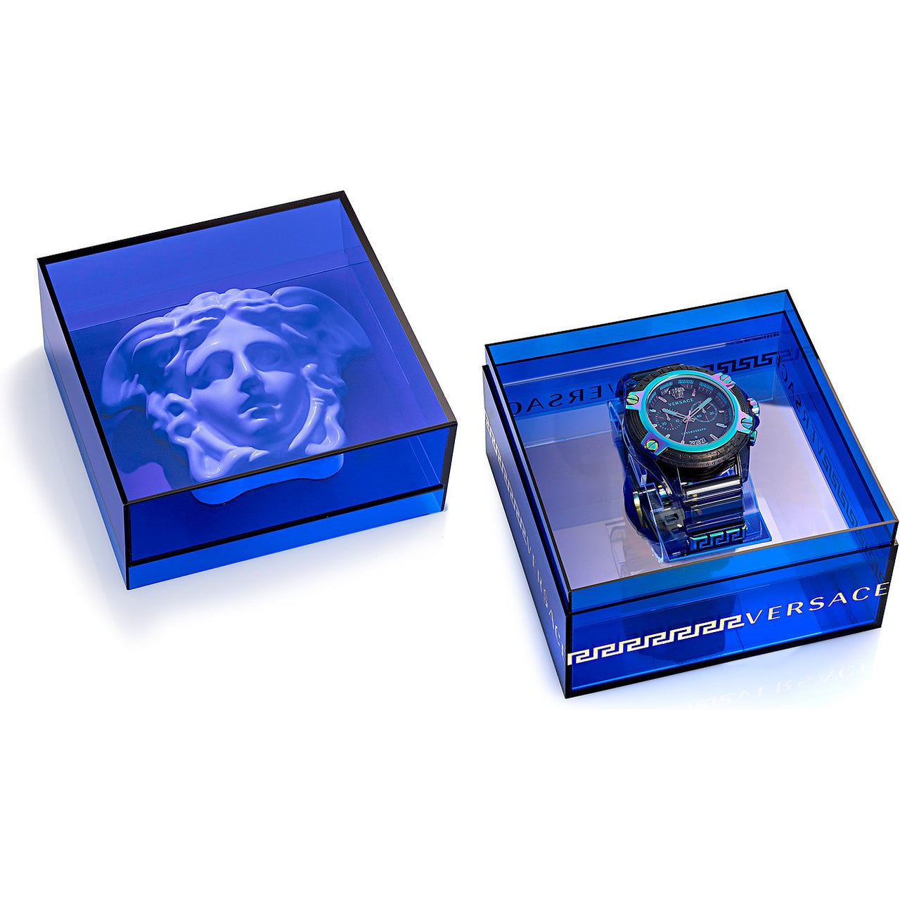 Versace Armbanduhr Sport CHRONO ACTIVE - 44MM - VEZ7-BLACK TRANSPARENT POLYCARBONATE VEZ701022