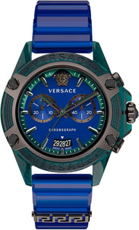 Thumbnail for Versace Armbanduhr Sport CHRONO ACTIVE - 44MM - VEZ7-GREEN TRANSPARENT POLYCARBONATE VEZ701122