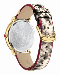 Thumbnail for Versace Damen Armbanduhr V CIRCLE 38-D/GOLD S/ELAPH BIC VBP080017