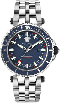 Thumbnail for Versace Herren Armbanduhr V-Race 46mm Edelstahl VEAK004 18