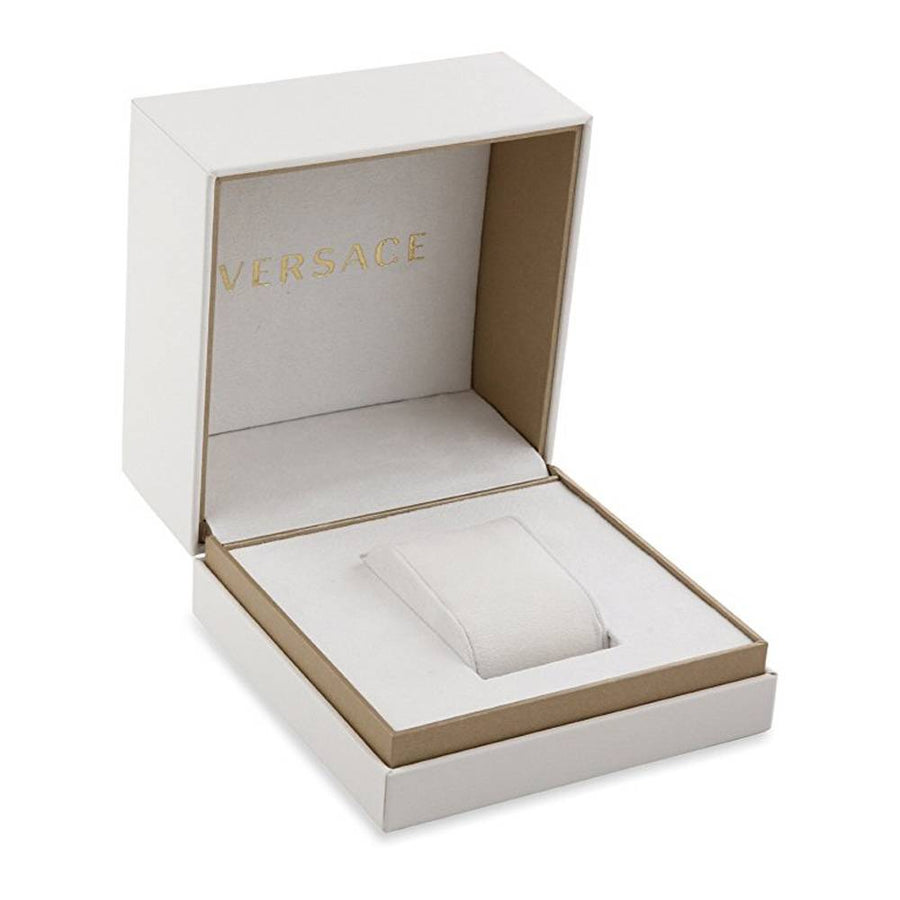 Versace Herren  Chronograph Signature Gold Stahl Grün Zifferblatt 44mm VEV600619