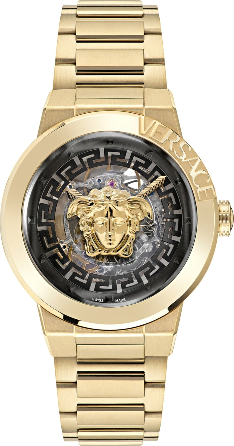 Versace Damen Armbanduhr  4 mm Armband Edelstahl MEDUSA SKELETON