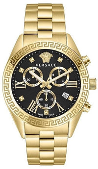 Thumbnail for Versace Damen Armbanduhr  40 mm Armband Edelstahl LADY GRECA CHRONO