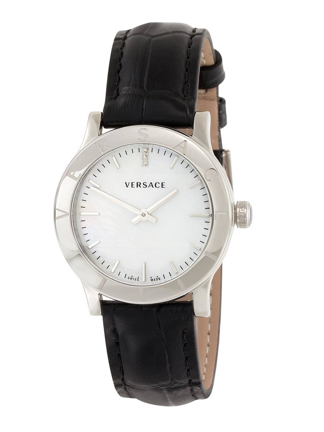 Versace Damen Armbanduhr  Acorn Lady 33 mm Versace auf dem Gehäuse Armband Leder VQA050017