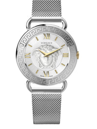 Thumbnail for Versace Damen Armbanduhr  Medusa 36 mm Medusa mit Sternzeichen Armband Edelstahl VEPU01221