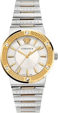 Thumbnail for Versace Damen Armbanduhr GRECA LOGO bicolor 38 mm VEVH00620