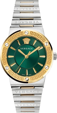 Thumbnail for Versace Damen Armbanduhr GRECA LOGO bicolor 38 mm VEVH00720