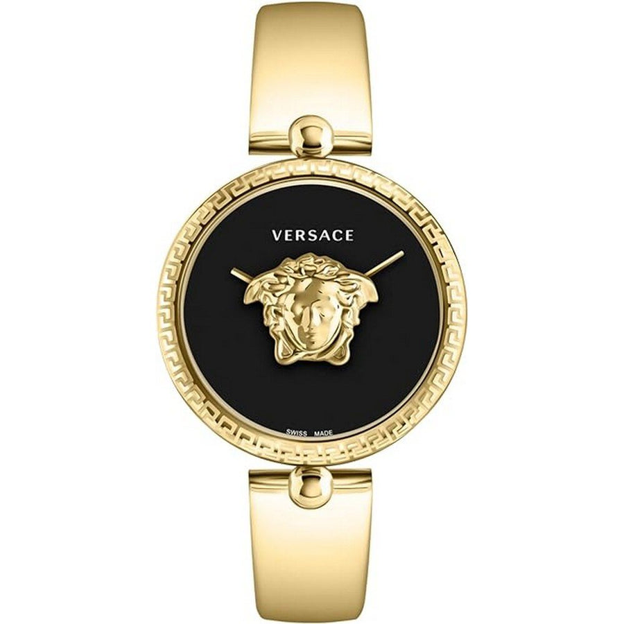 Versace Damen Armbanduhr PALAZZO  gold, schwarz 39 mm VECO03122