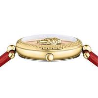 Thumbnail for Versace Damen Armbanduhr PALAZZO rot, gold 39 mm VECO02622