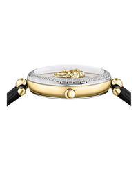 Thumbnail for Versace Damen Armbanduhr PALAZZO schwarz, silber 39 mm VECO02422