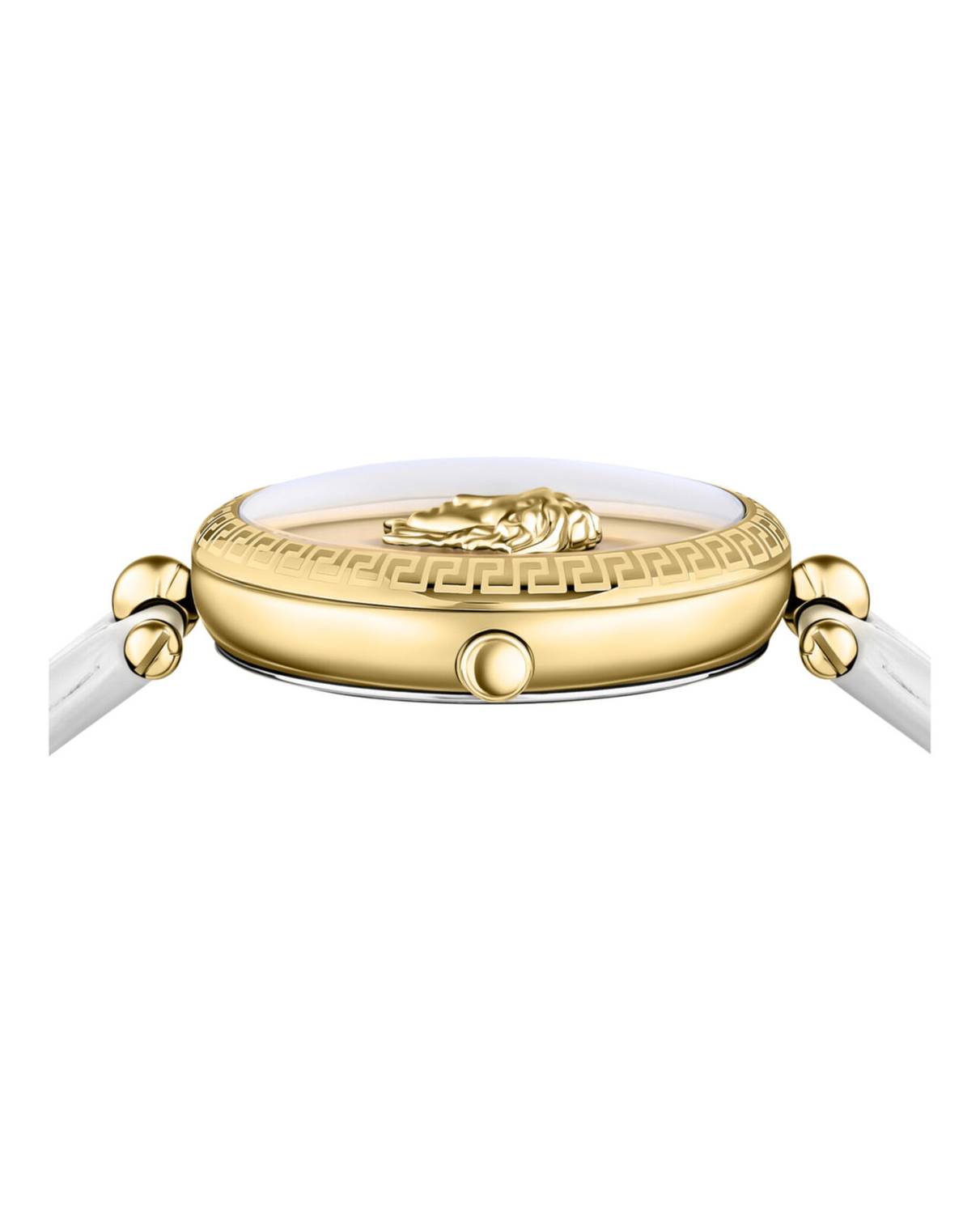 Versace Damen Armbanduhr PALAZZO weiß, gold 39 mm VECO02822