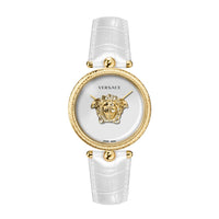 Thumbnail for Versace Damen Armbanduhr PALAZZO weiß, gold 39 mm VECO02822