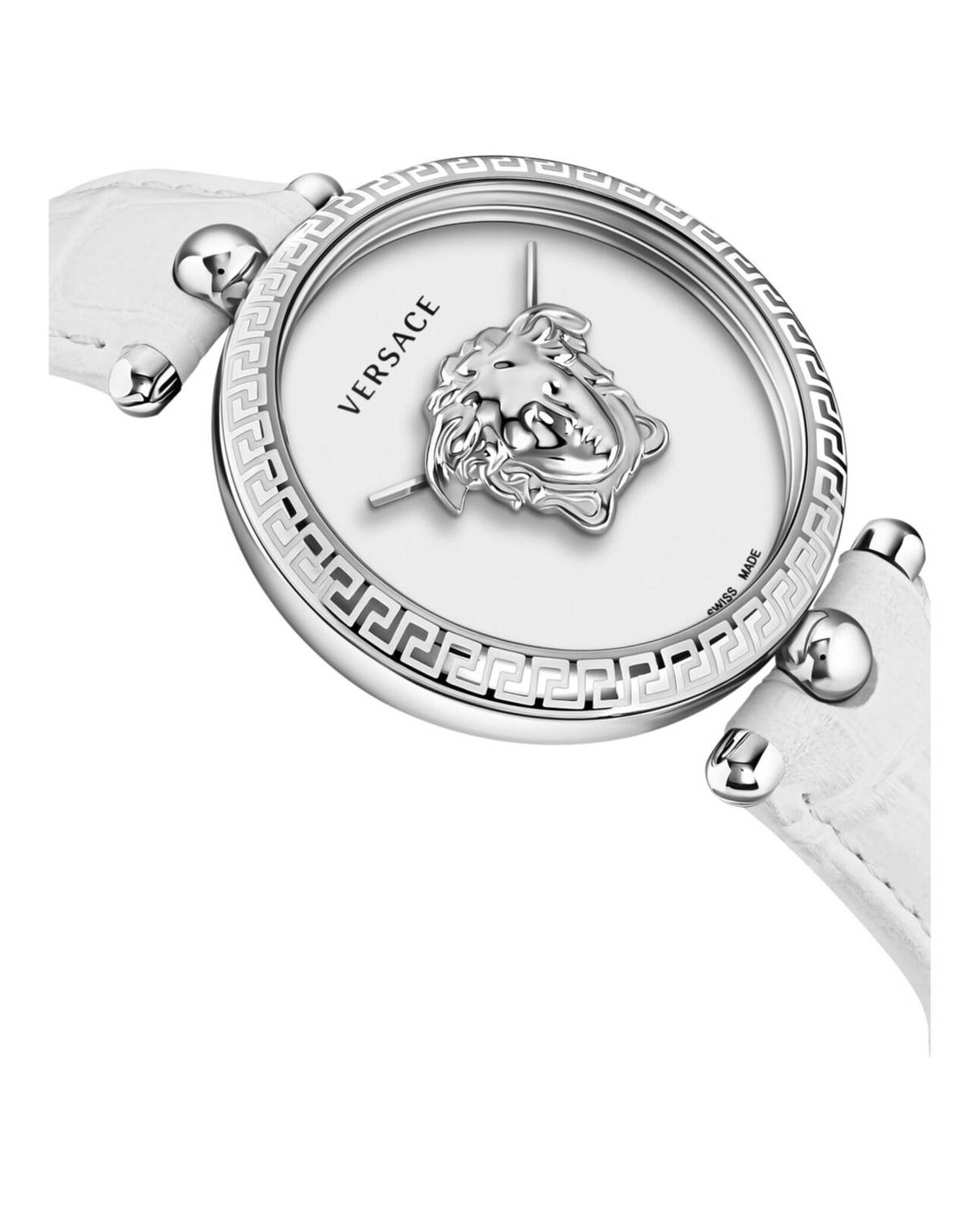 Versace Damen Armbanduhr PALAZZO weiß, silber 39 mm VECO02322