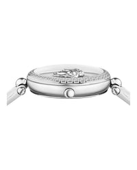 Thumbnail for Versace Damen Armbanduhr PALAZZO weiß, silber 39 mm VECO02322