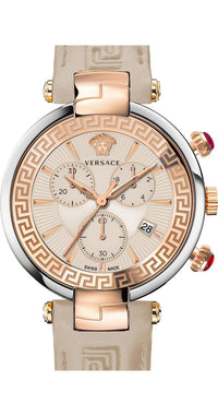 Thumbnail for Versace Damen Armbanduhr REVIVE CHRONO RESTYLING 41 mm Armband Leder VE2M003 21