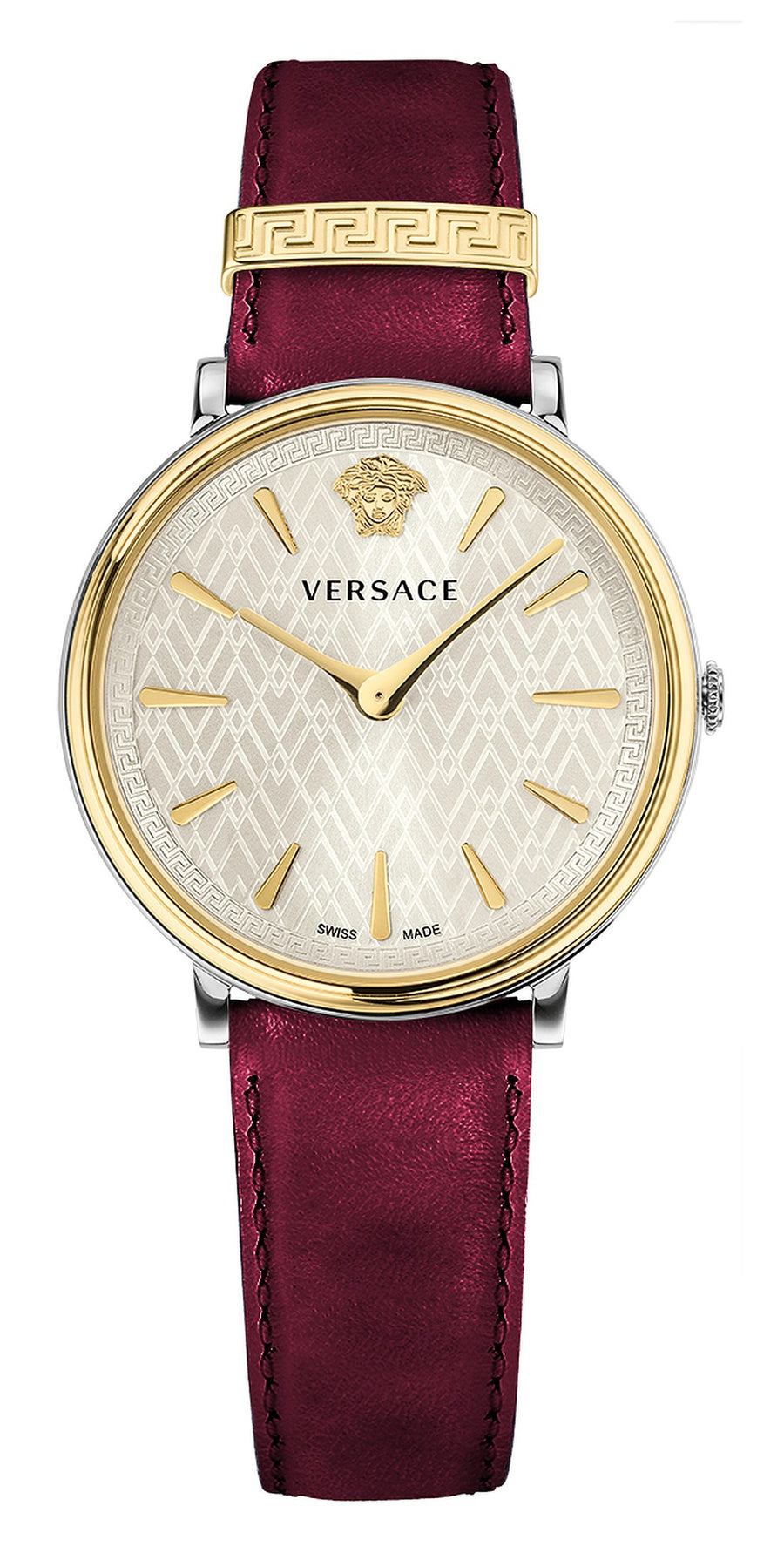 Versace Damen Armbanduhr V CIRCLE 38-D/WGLD S/BOURG BIC VE81007 19