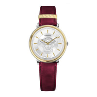 Thumbnail for Versace Damen Armbanduhr V CIRCLE Medusa bordeaux, gold 38 mm VE8101819